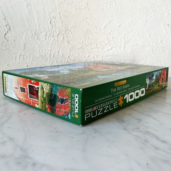 Eurographics The Red Barn by Dominic Davison 1000 Piece Puzzle - Complete - Picture 6 of 8